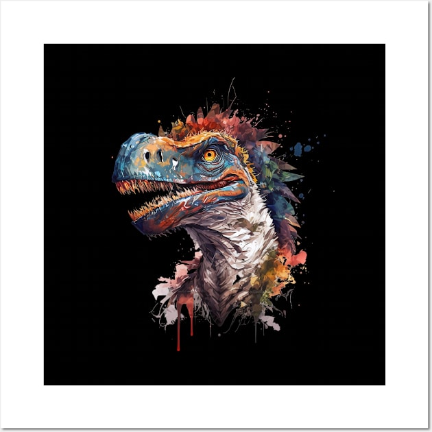 very detailed dinosaur head focus Wall Art by Southwengker